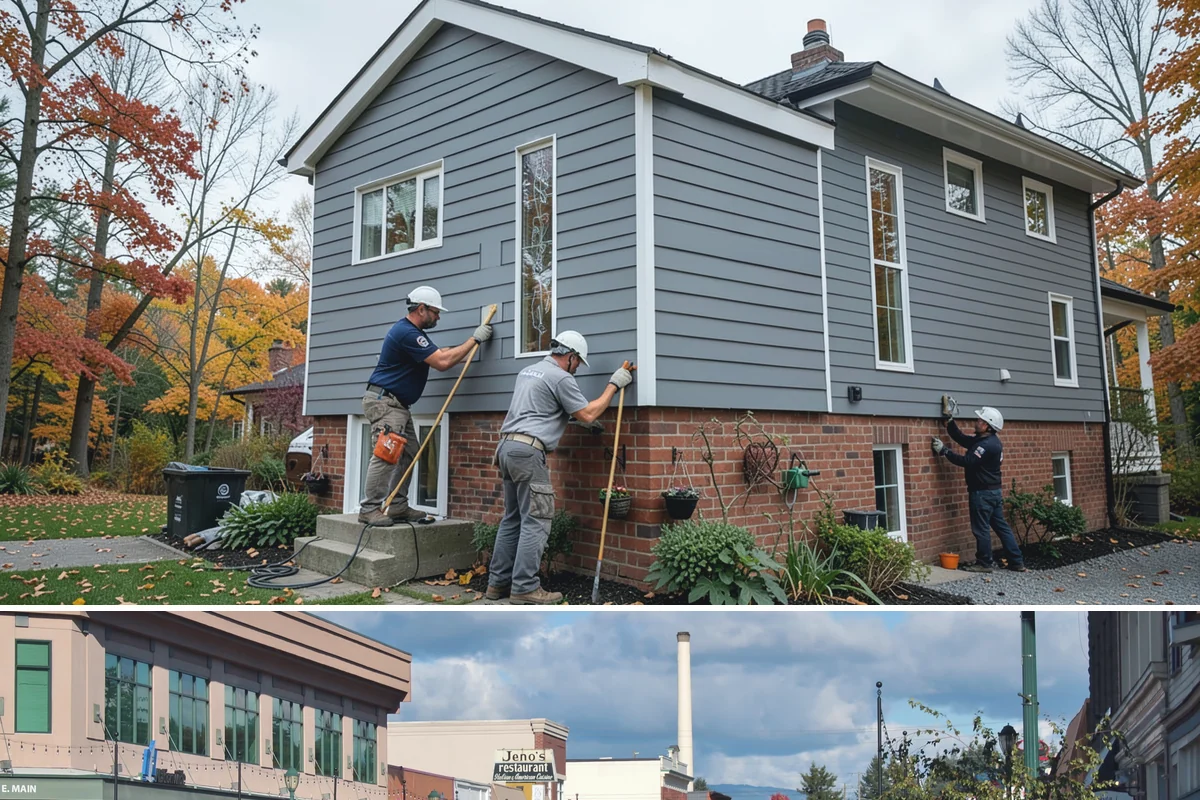 Electric Fireplace Installation in Monroe, Snohomish County, WA - Electric fireplace installs happen year-round, with fall a favorite time to add warmth before winter evenings set in.