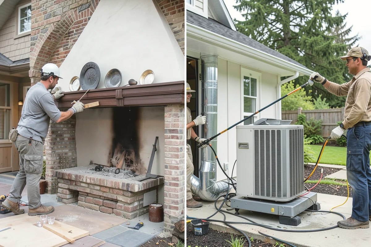 Electric Fireplace Installation in Mukilteo, Snohomish County, WA - Select the unit and plan placement