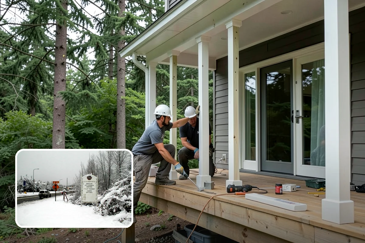 Electric Fireplace Installation in Newcastle, King County, WA - Adds ambiance without venting