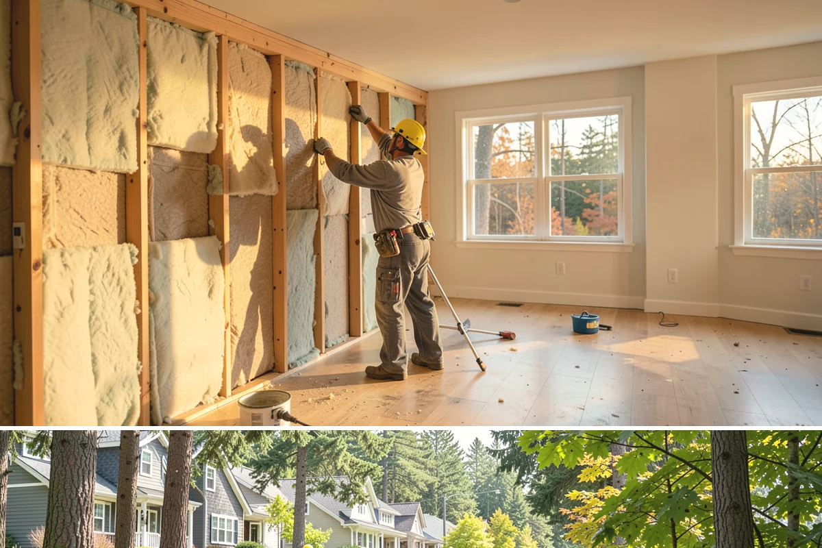 Electric Fireplace Installation in Normandy Park, King County, WA - Electric fireplace installs happen year-round, with fall a favorite time to add warmth before winter evenings set in.