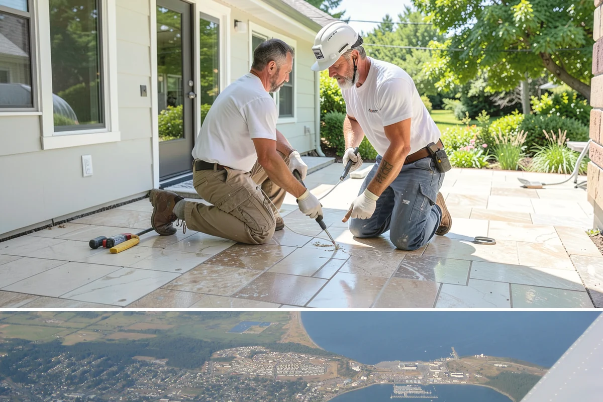 Electric Fireplace Installation in Oak Harbor, Island County, WA - Electric fireplace installs happen year-round, with fall a favorite time to add warmth before winter evenings set in.