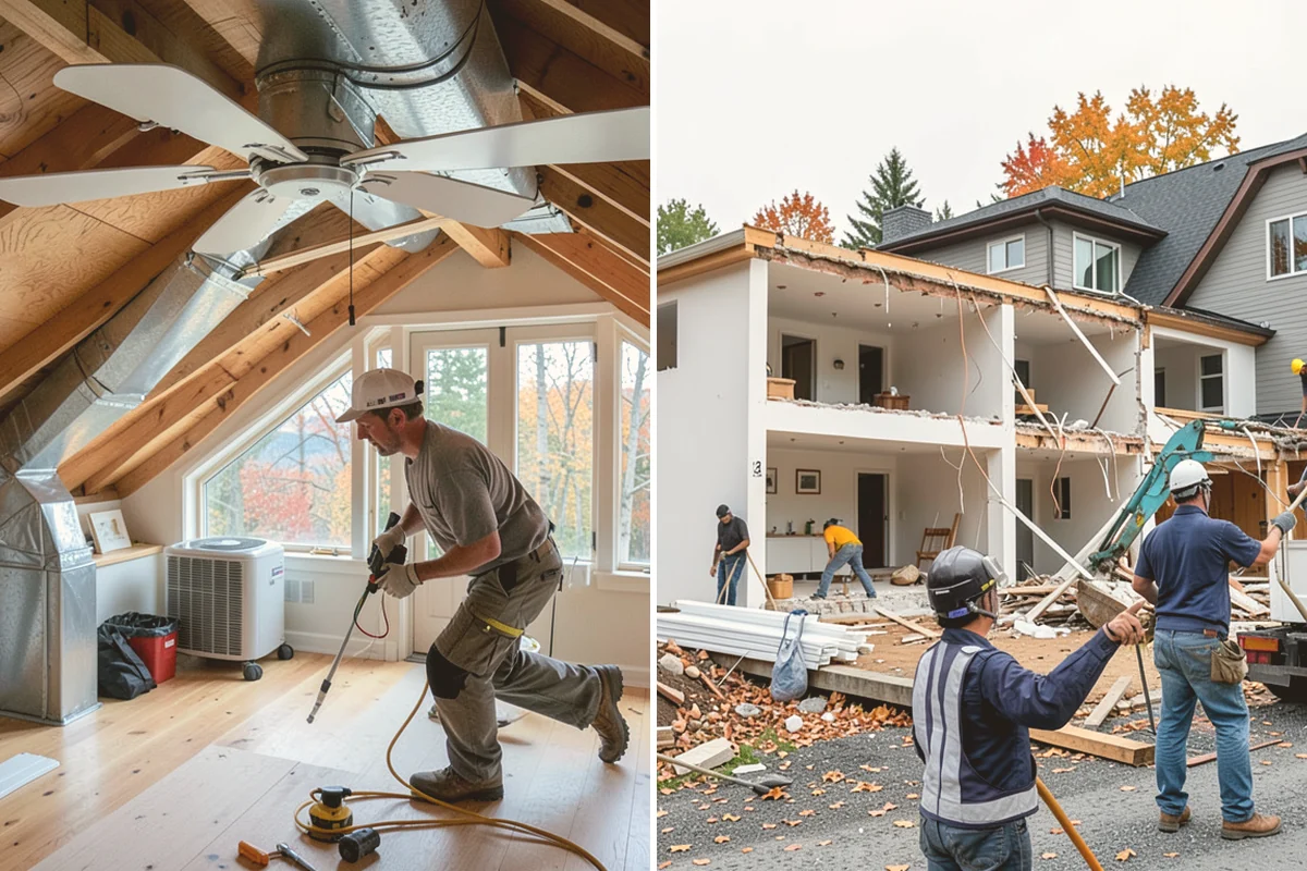 Electric Fireplace Installation in Orting, Pierce County, WA - Select the unit and plan placement