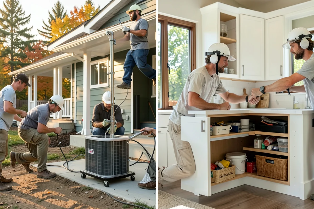Electric Fireplace Installation in Pacific, King County, WA - Select the unit and plan placement