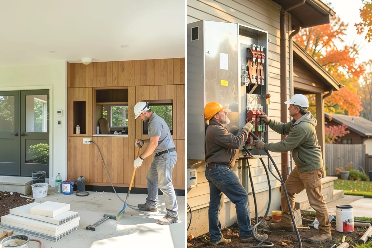 Electric Fireplace Installation in Ruston, Pierce County, WA - Select the unit and plan placement