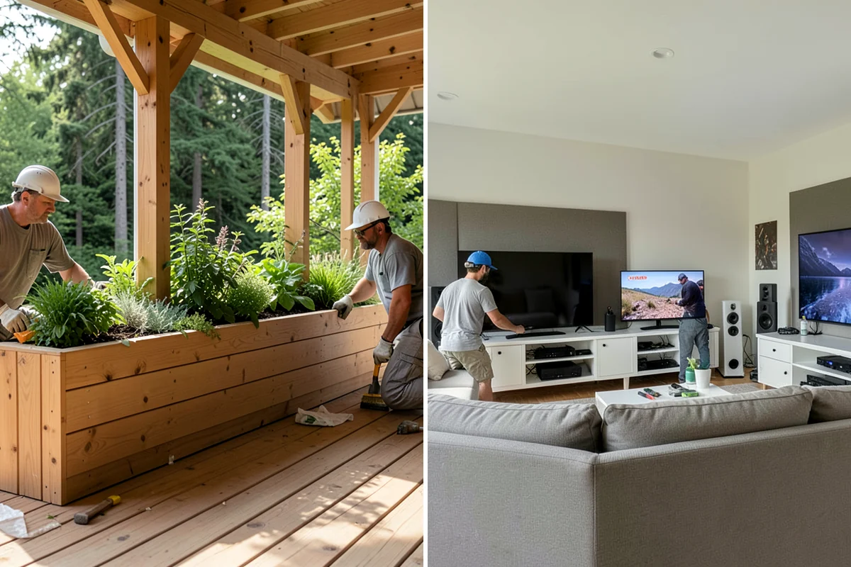 Electric Fireplace Installation in Sedro-Woolley, Skagit County, WA - Select the unit and plan placement