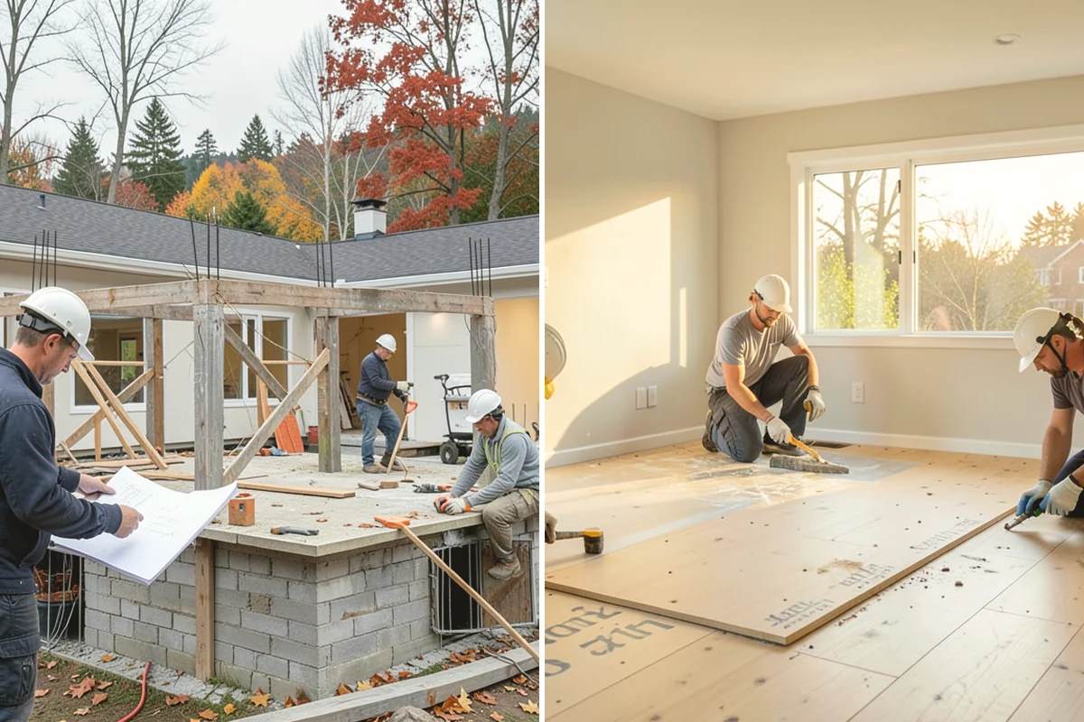 Electric Fireplace Installation in Yarrow Point, King County, WA - Select the unit and plan placement