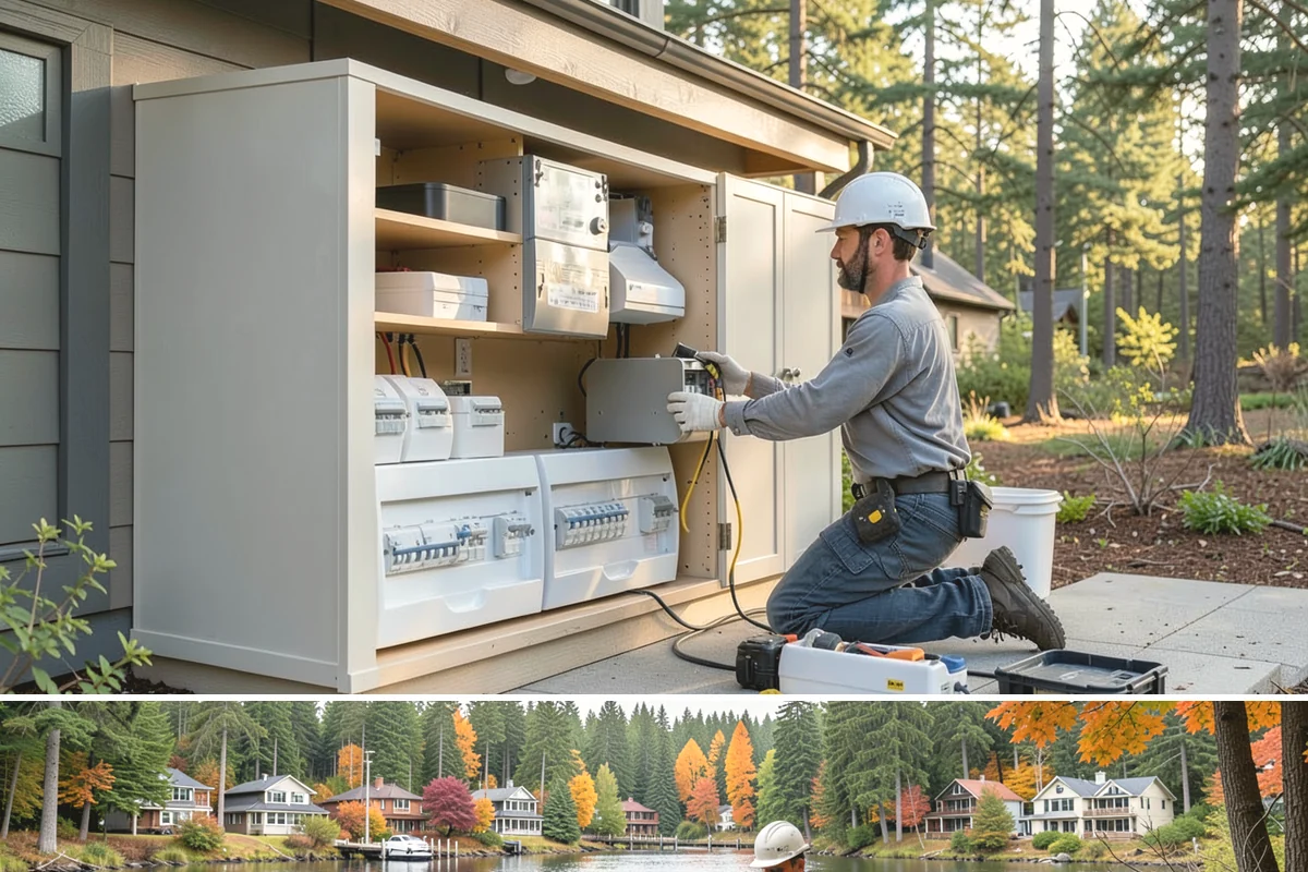 Electrical Panel Upgrade in La Conner, Skagit County, WA - Panel work happens indoors year-round, though scheduling before adding winter heat loads is wise.