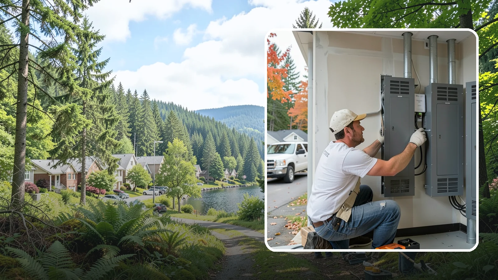 Electrical Panel Upgrade in Lake Forest Park, King County, WA - We replace outdated or overloaded electrical panels with modern, higher-capacity service to power your home safely.