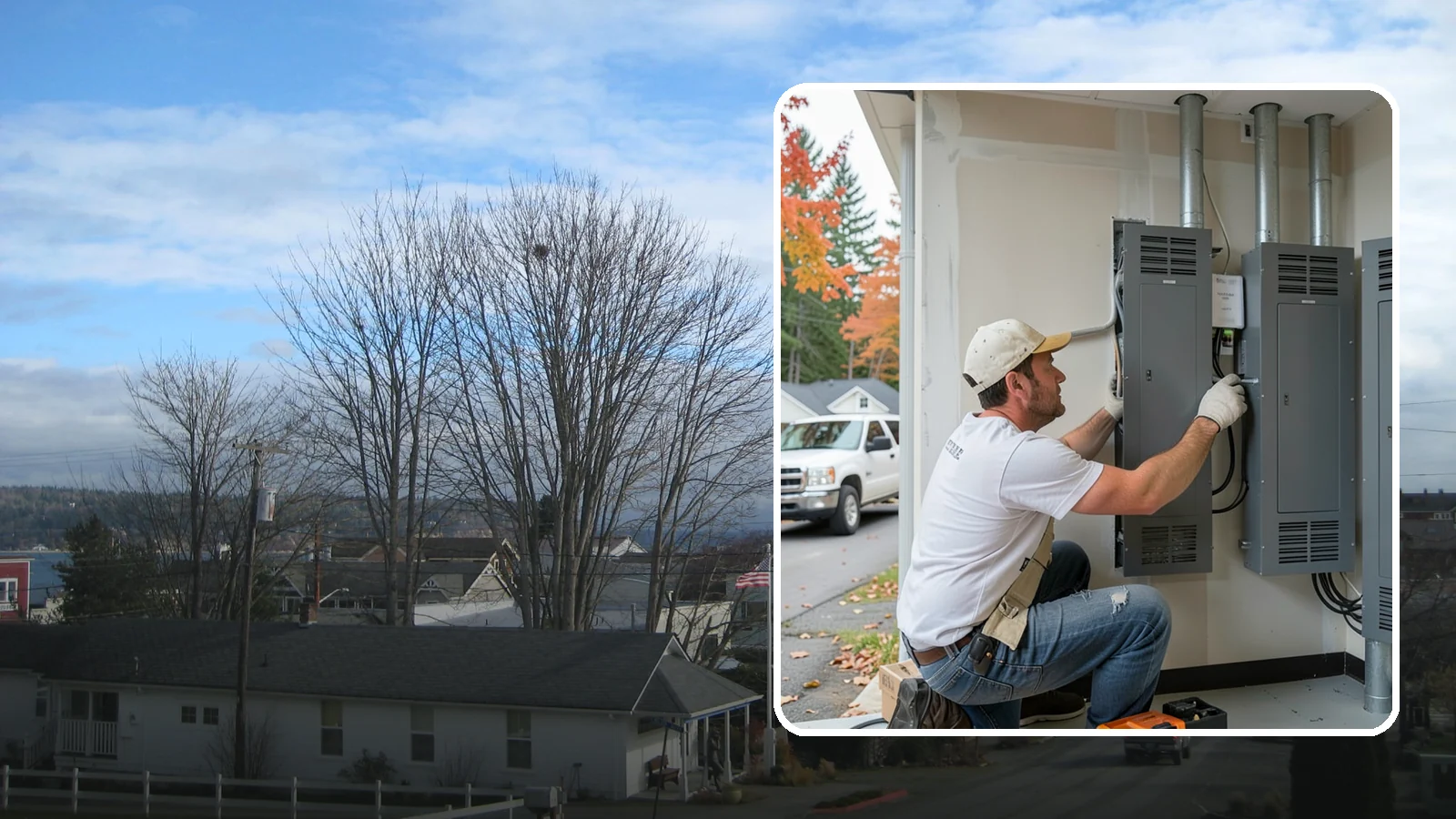 Electrical Panel Upgrade in Langley, Island County, WA - We replace outdated or overloaded electrical panels with modern, higher-capacity service to power your home safely.