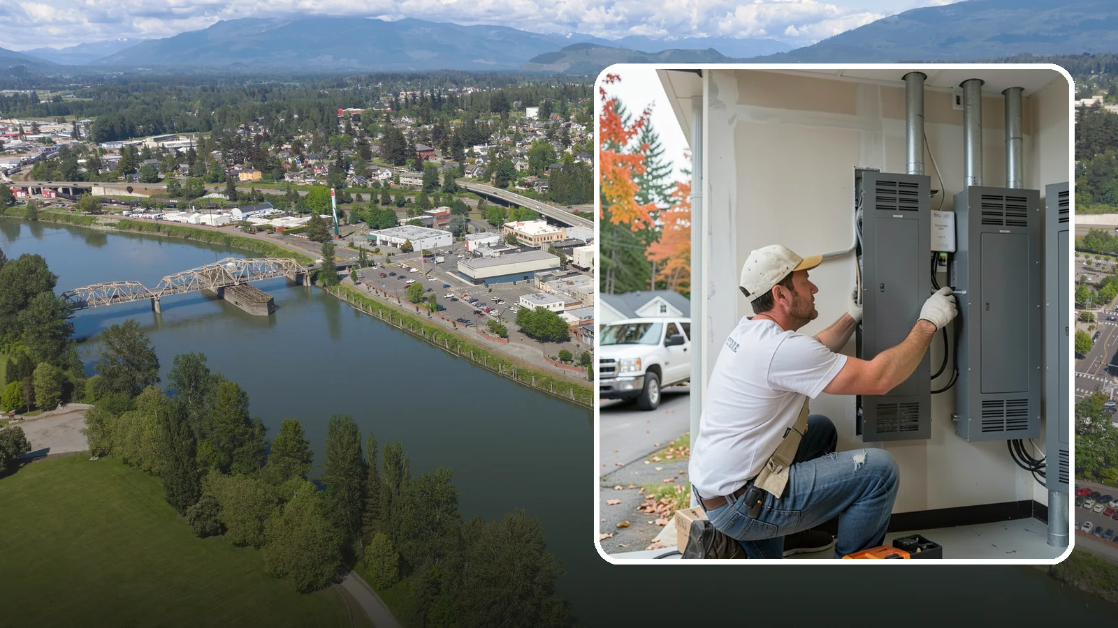 Electrical Panel Upgrade in Mount Vernon, Skagit County, WA - We replace outdated or overloaded electrical panels with modern, higher-capacity service to power your home safely.