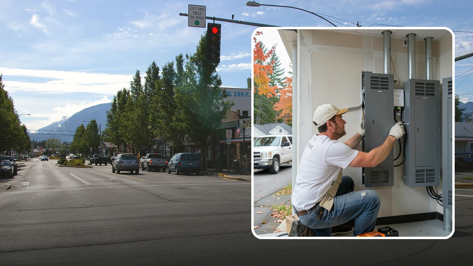 Electrical Panel Upgrade in North Bend, King County, WA - We replace outdated or overloaded electrical panels with modern, higher-capacity service to power your home safely.