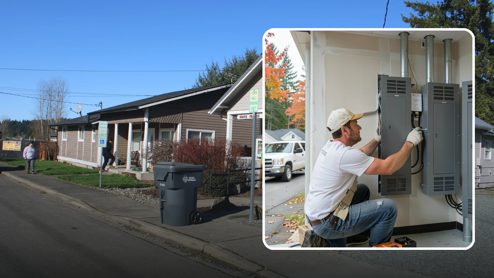 Electrical Panel Upgrade in South Prairie, Pierce County, WA - We replace outdated or overloaded electrical panels with modern, higher-capacity service to power your home safely.