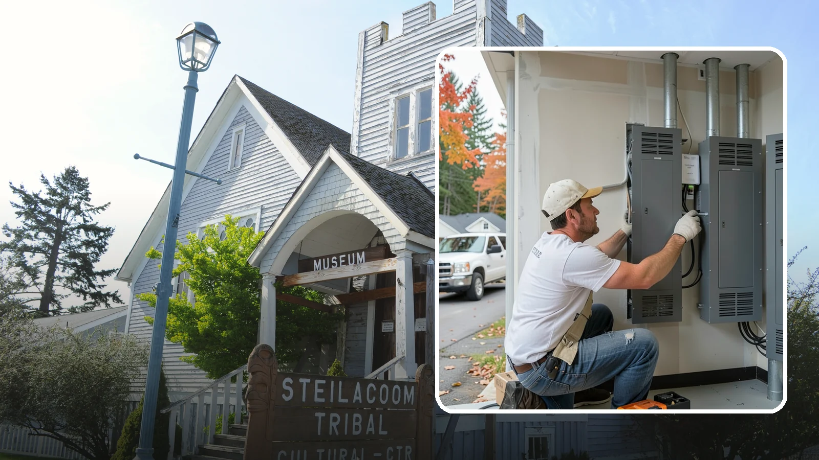 Electrical Panel Upgrade in Steilacoom, Pierce County, WA - We replace outdated or overloaded electrical panels with modern, higher-capacity service to power your home safely.