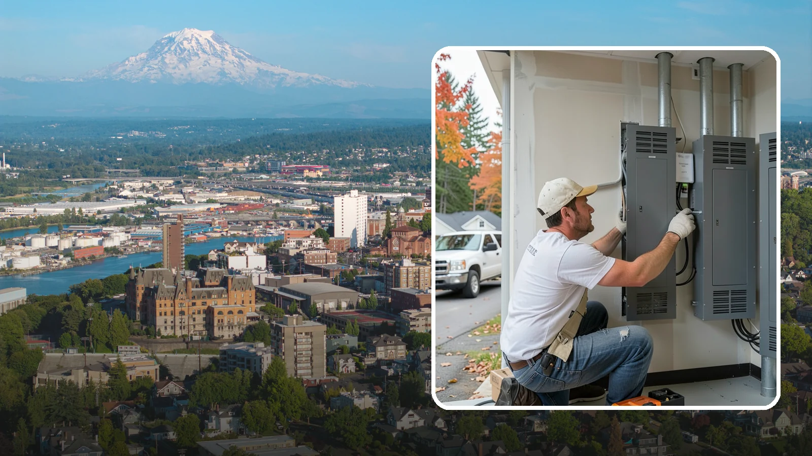 Electrical Panel Upgrade in Tacoma, Pierce County, WA - We replace outdated or overloaded electrical panels with modern, higher-capacity service to power your home safely.