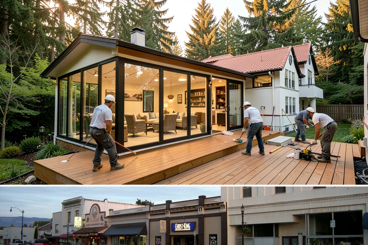 Electrical Rough-In in Burlington, Skagit County, WA - This interior work proceeds year-round, ideally sequenced with dry-season framing on new additions.