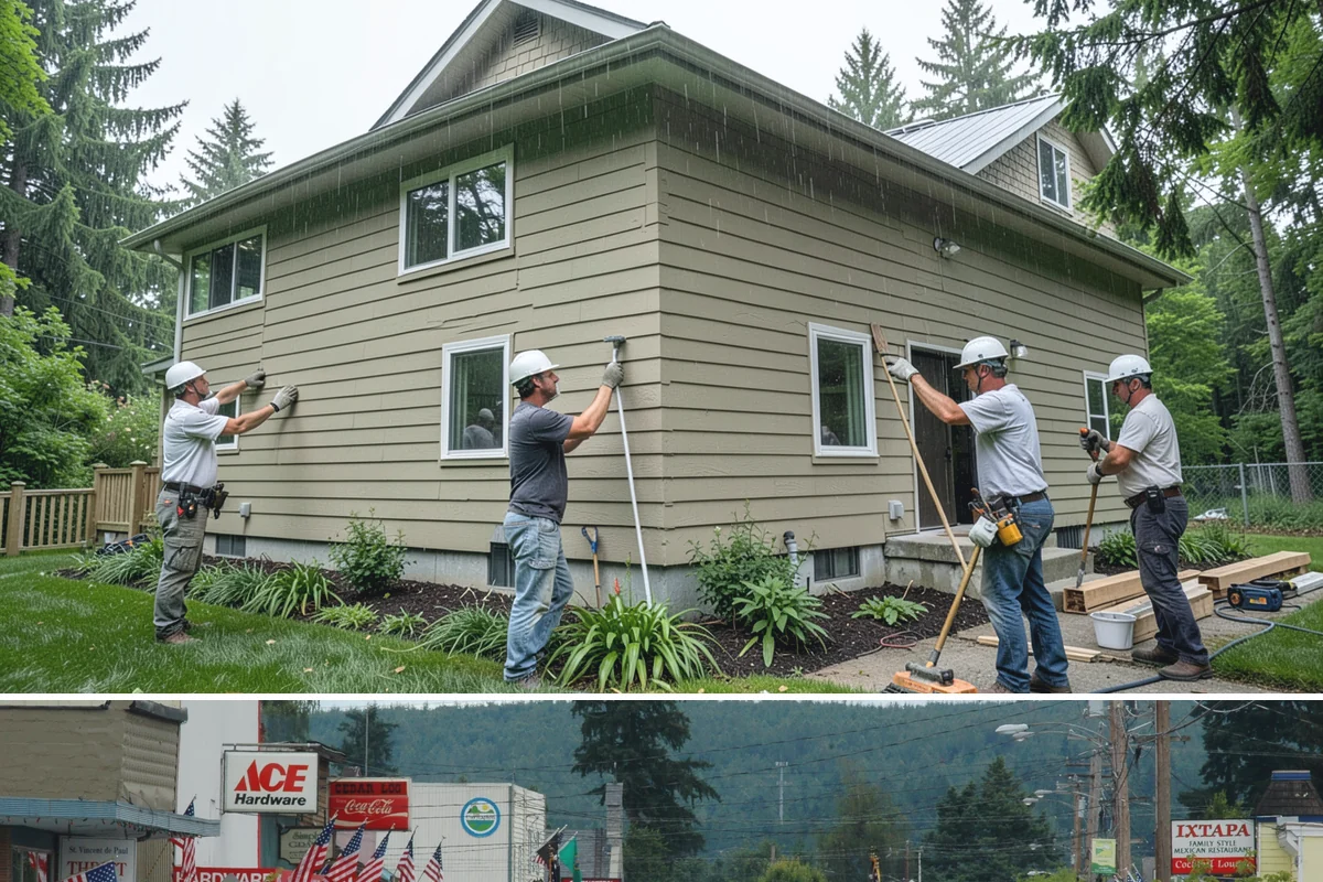 Electrical Rough-In in Carnation, King County, WA - This interior work proceeds year-round, ideally sequenced with dry-season framing on new additions.