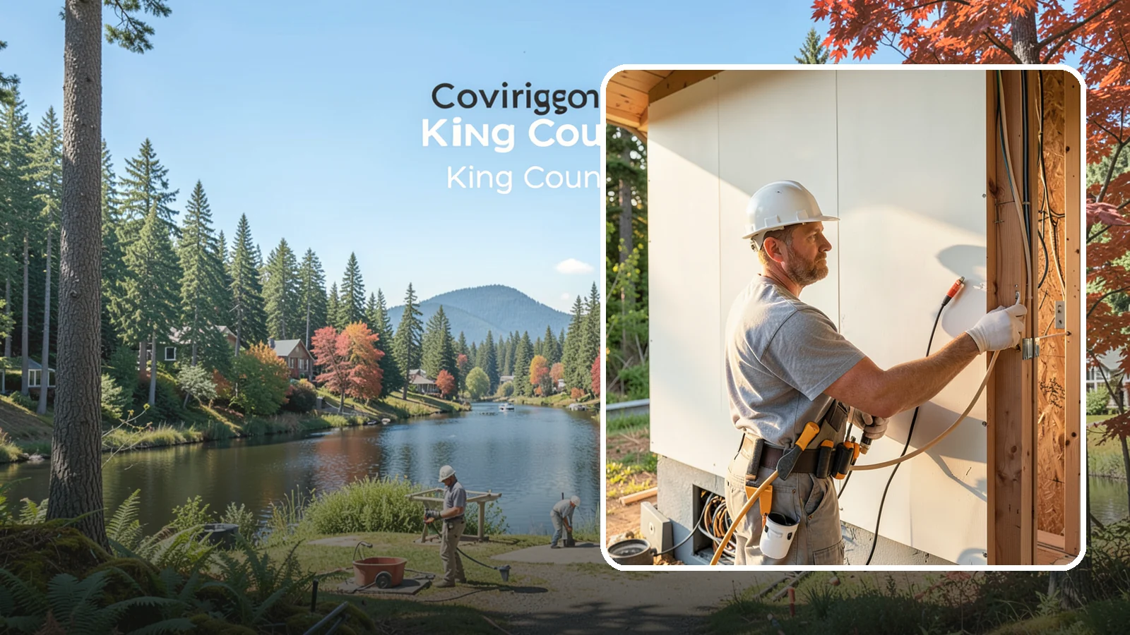 Electrical Rough-In in Covington, King County, WA - We install the wiring, boxes, and circuits behind your walls before insulation and drywall during a remodel or addition.