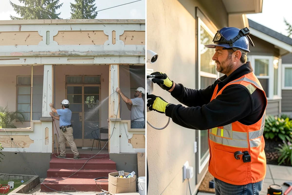 Electrical Rough-In in Everett, Snohomish County, WA - Review plans and mark all device and fixture locations