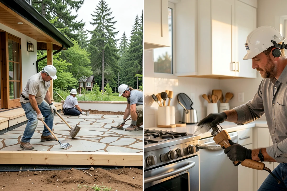 Electrical Rough-In in Gig Harbor, Pierce County, WA - Review plans and mark all device and fixture locations