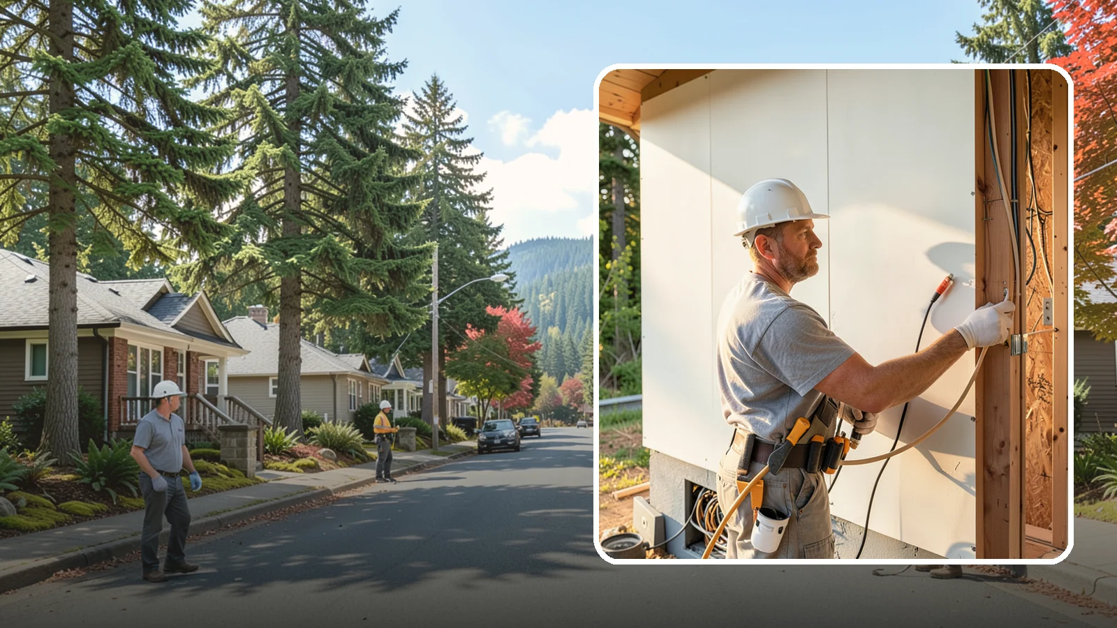 Electrical Rough-In in Hunts Point, King County, WA - We install the wiring, boxes, and circuits behind your walls before insulation and drywall during a remodel or addition.