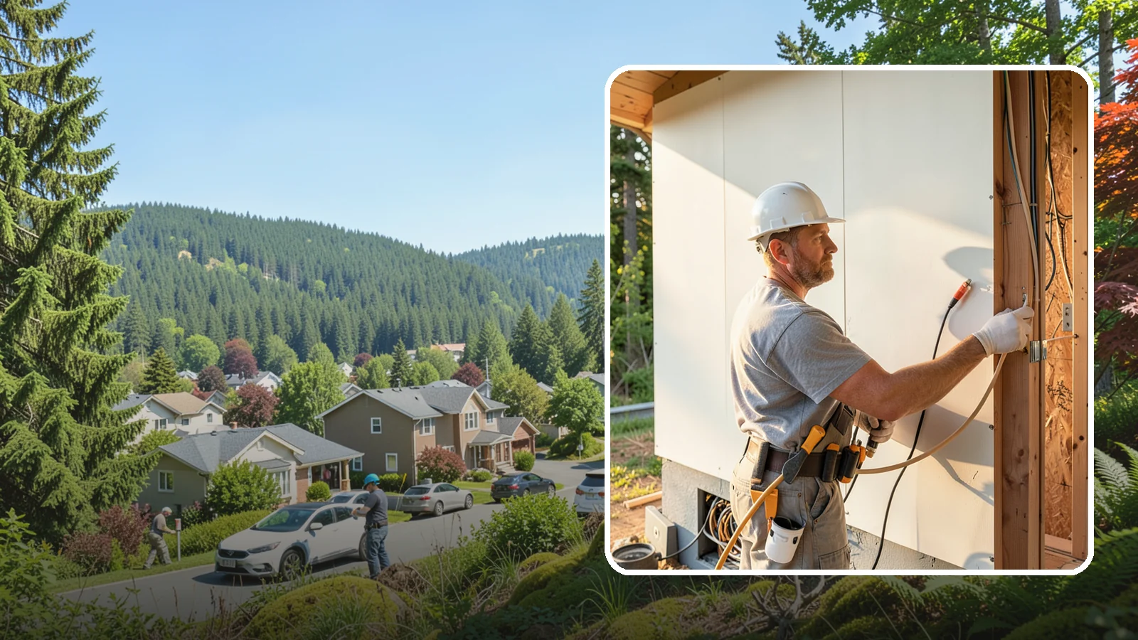 Electrical Rough-In in Index, Snohomish County, WA - We install the wiring, boxes, and circuits behind your walls before insulation and drywall during a remodel or addition.