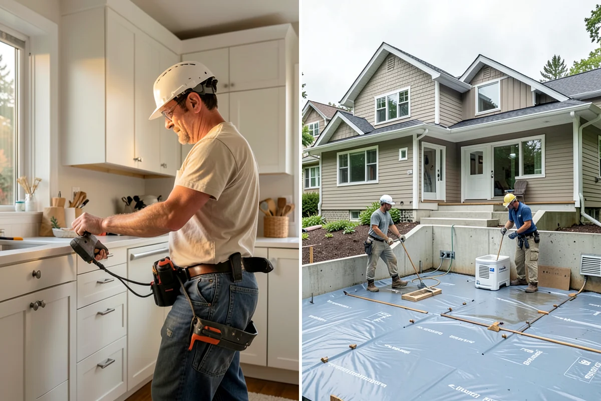 Electrical Rough-In in Kenmore, King County, WA - Review plans and mark all device and fixture locations