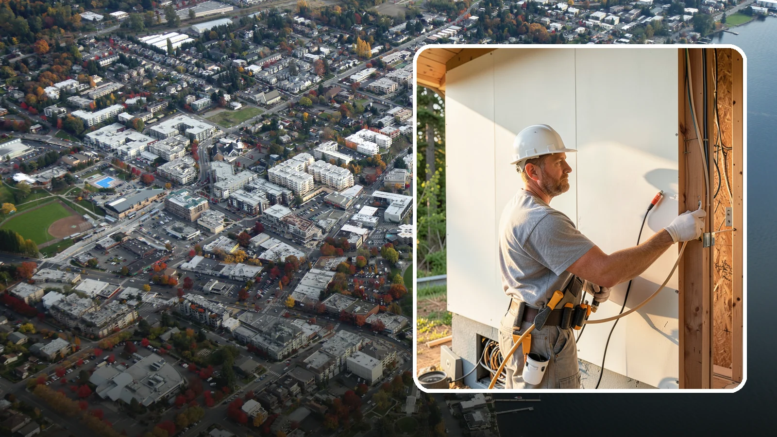 Electrical Rough-In in Kirkland, King County, WA - We install the wiring, boxes, and circuits behind your walls before insulation and drywall during a remodel or addition.