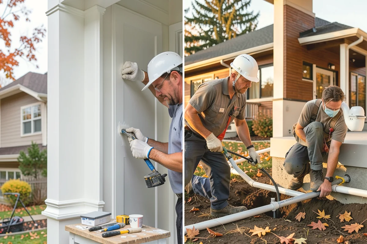 Electrical Rough-In in La Conner, Skagit County, WA - Review plans and mark all device and fixture locations