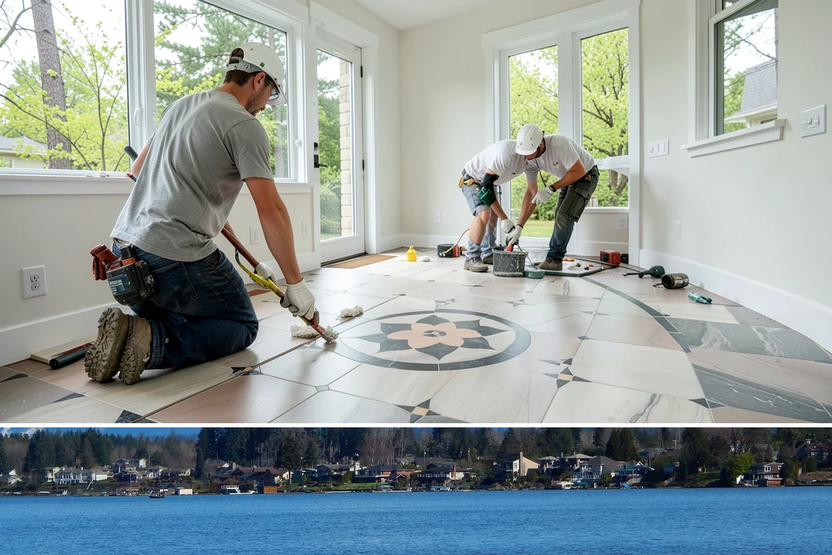 Electrical Rough-In in Lake Stevens, Snohomish County, WA - This interior work proceeds year-round, ideally sequenced with dry-season framing on new additions.