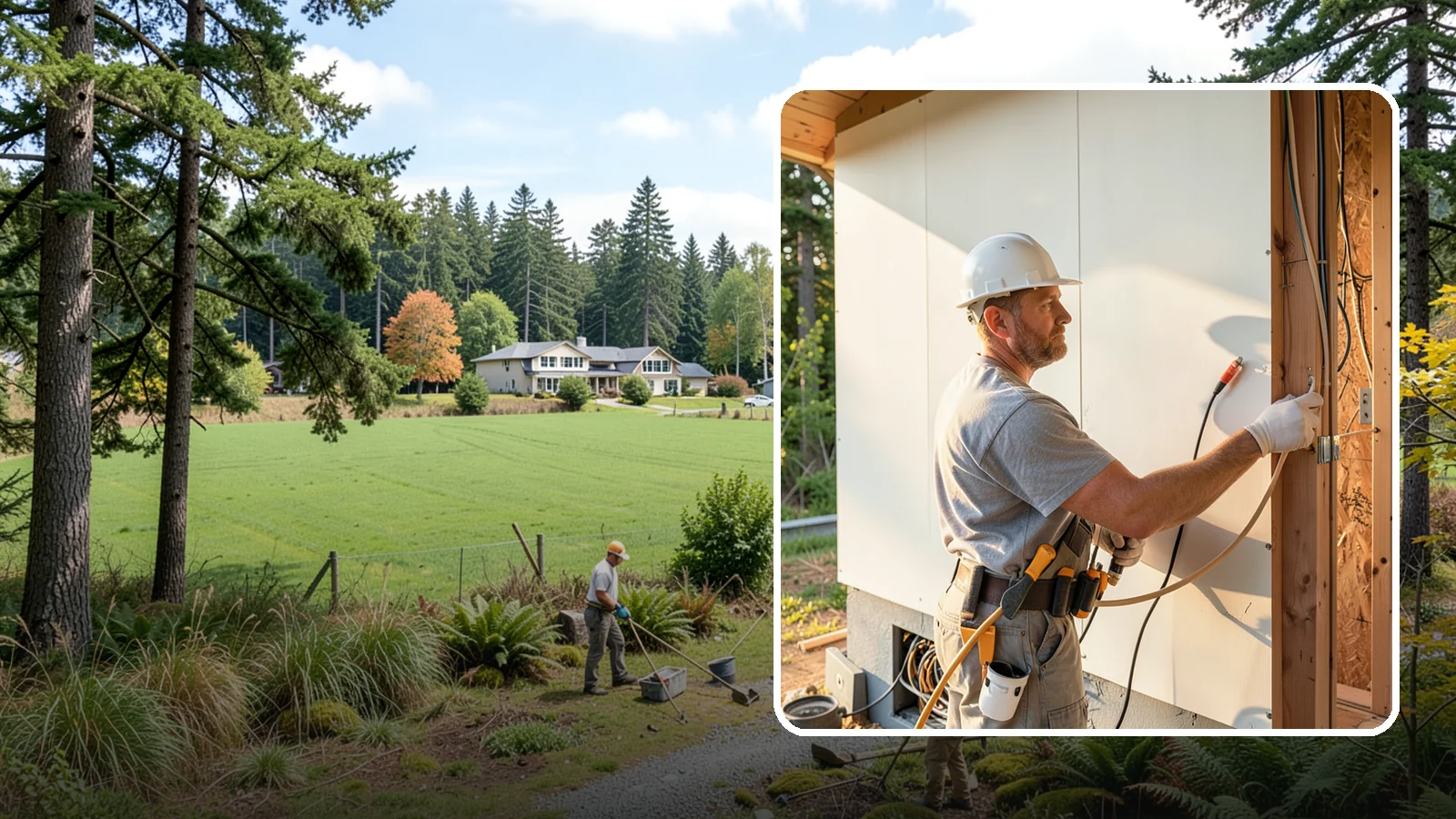 Electrical Rough-In in Lyman, Skagit County, WA - We install the wiring, boxes, and circuits behind your walls before insulation and drywall during a remodel or addition.