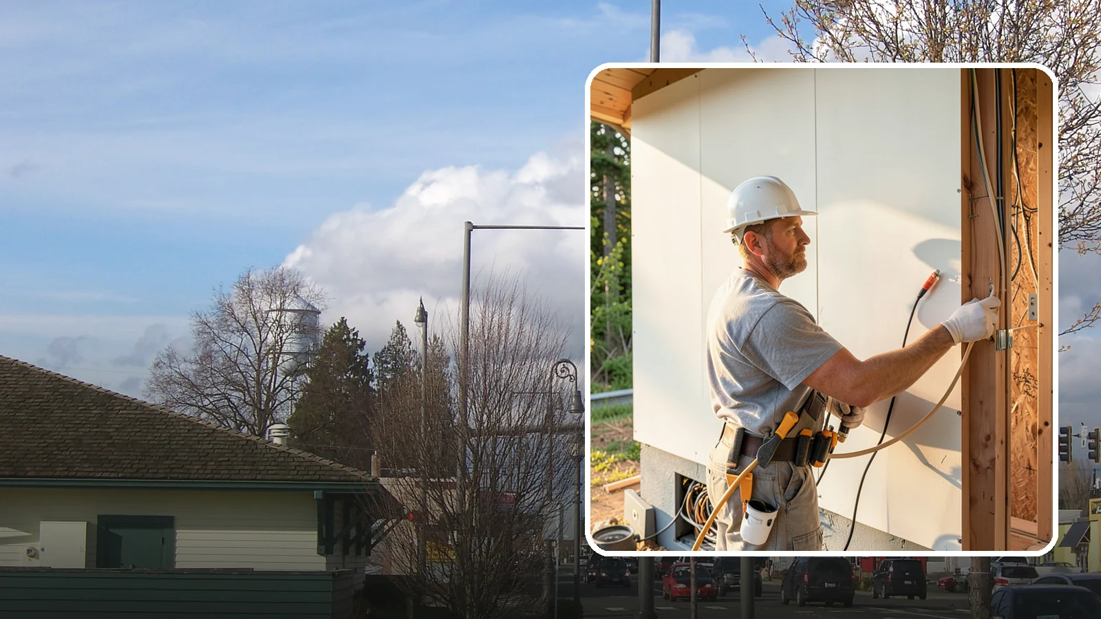 Electrical Rough-In in Marysville, Snohomish County, WA - We install the wiring, boxes, and circuits behind your walls before insulation and drywall during a remodel or addition.