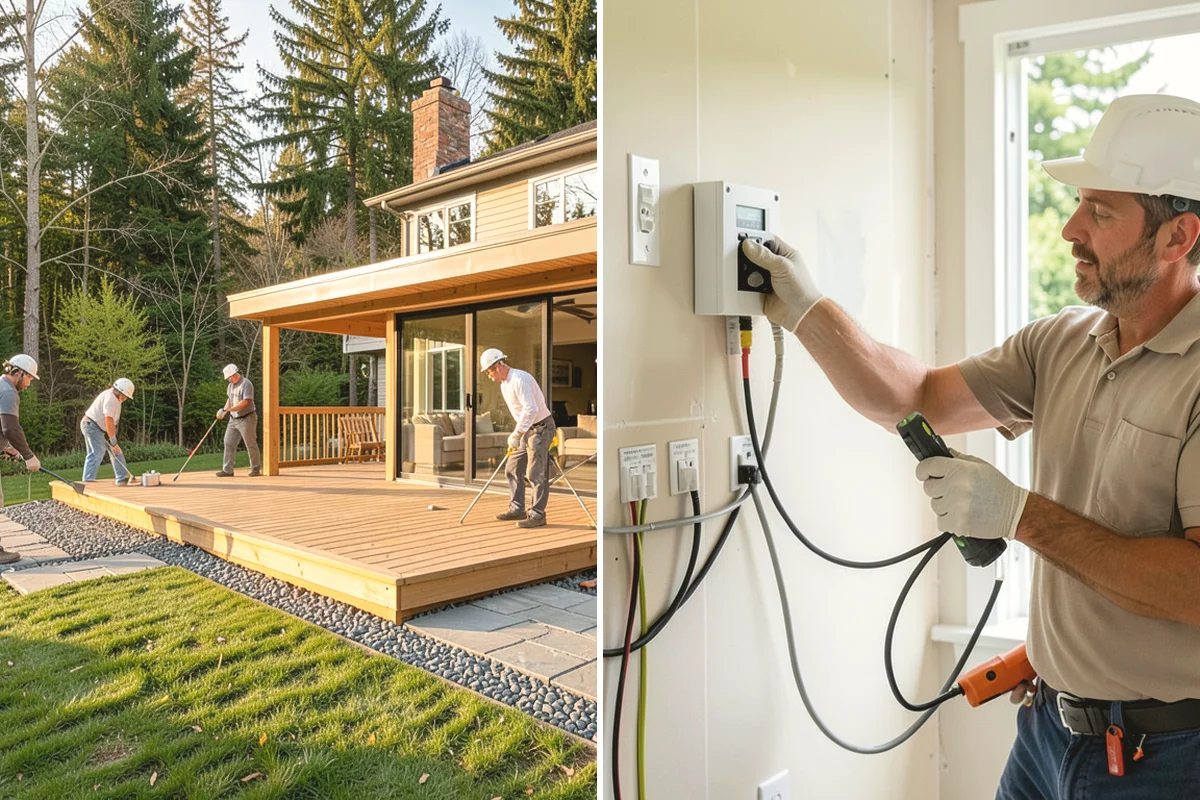 Electrical Rough-In in Mill Creek, Snohomish County, WA - Review plans and mark all device and fixture locations