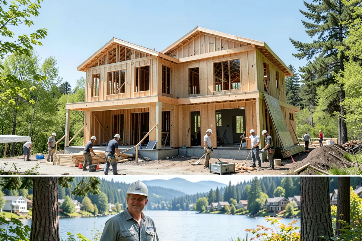 Electrical Rough-In in Milton, King County, WA - This interior work proceeds year-round, ideally sequenced with dry-season framing on new additions.