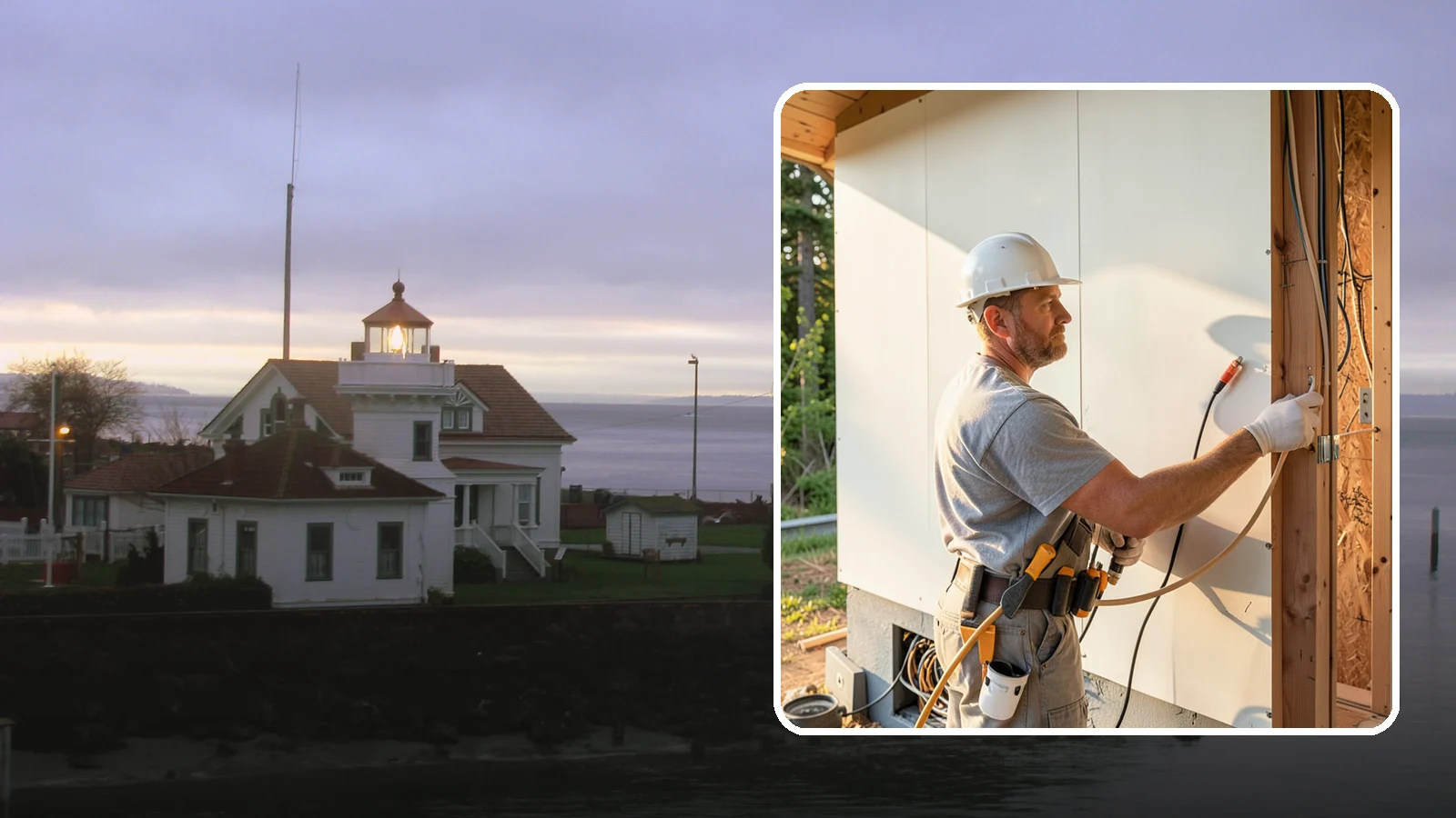 Electrical Rough-In in Mukilteo, Snohomish County, WA - We install the wiring, boxes, and circuits behind your walls before insulation and drywall during a remodel or addition.