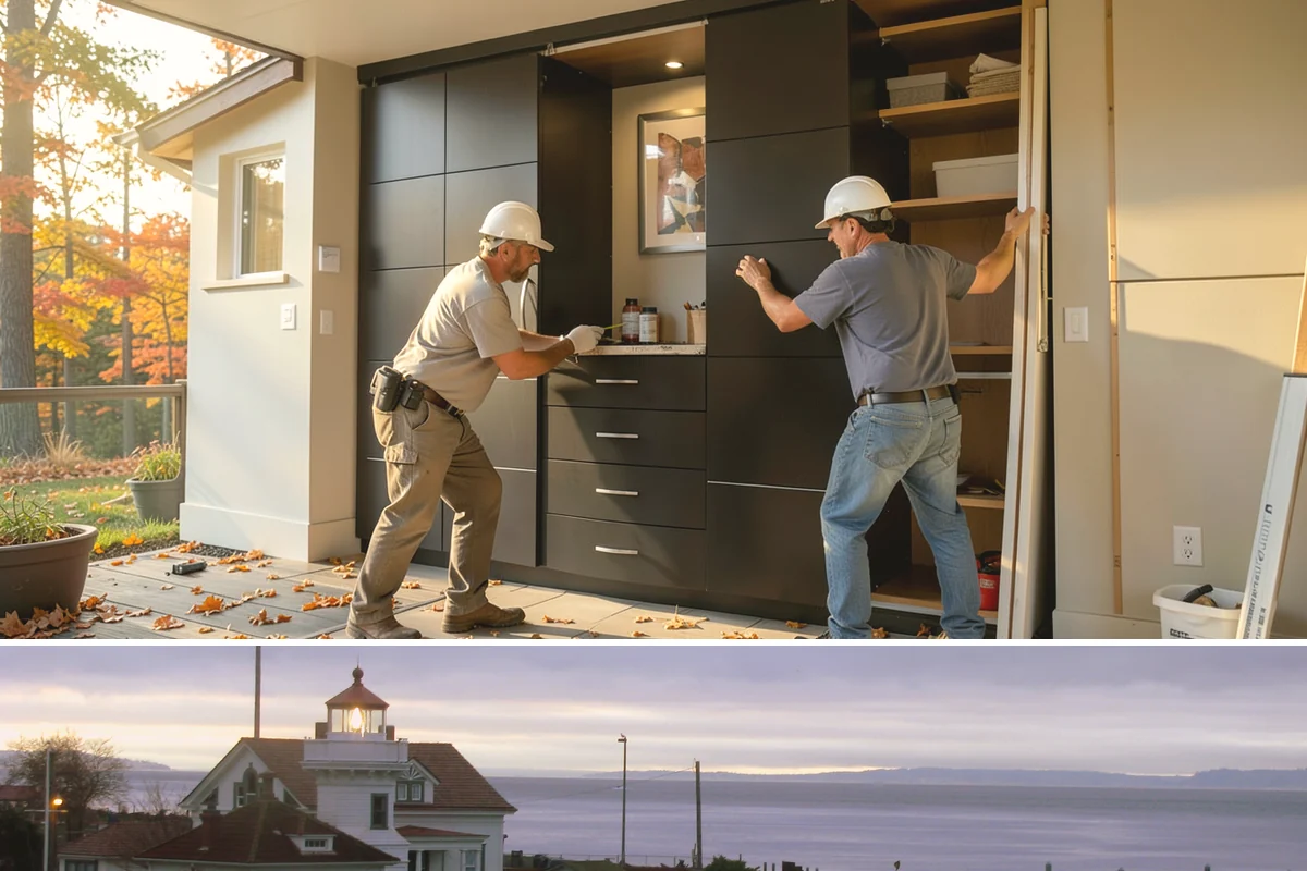 Electrical Rough-In in Mukilteo, Snohomish County, WA - This interior work proceeds year-round, ideally sequenced with dry-season framing on new additions.