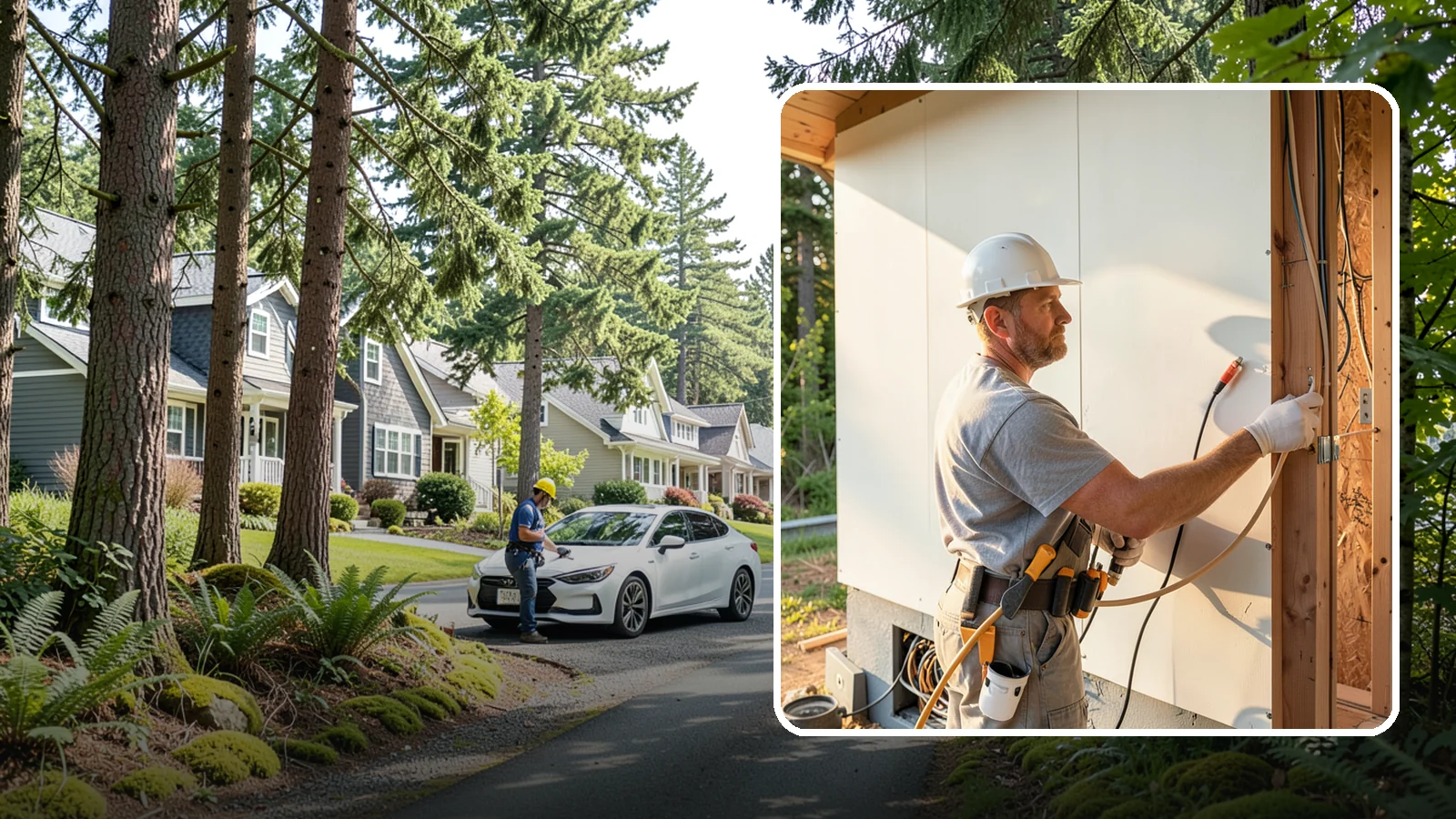 Electrical Rough-In in Normandy Park, King County, WA - We install the wiring, boxes, and circuits behind your walls before insulation and drywall during a remodel or addition.