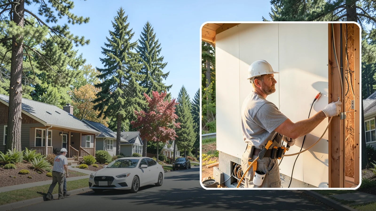 Electrical Rough-In in Orting, Pierce County, WA - We install the wiring, boxes, and circuits behind your walls before insulation and drywall during a remodel or addition.