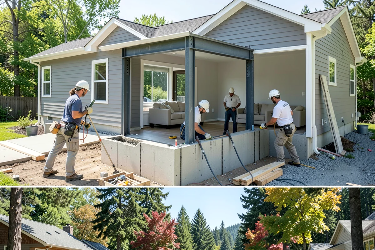 Electrical Rough-In in Orting, Pierce County, WA - This interior work proceeds year-round, ideally sequenced with dry-season framing on new additions.