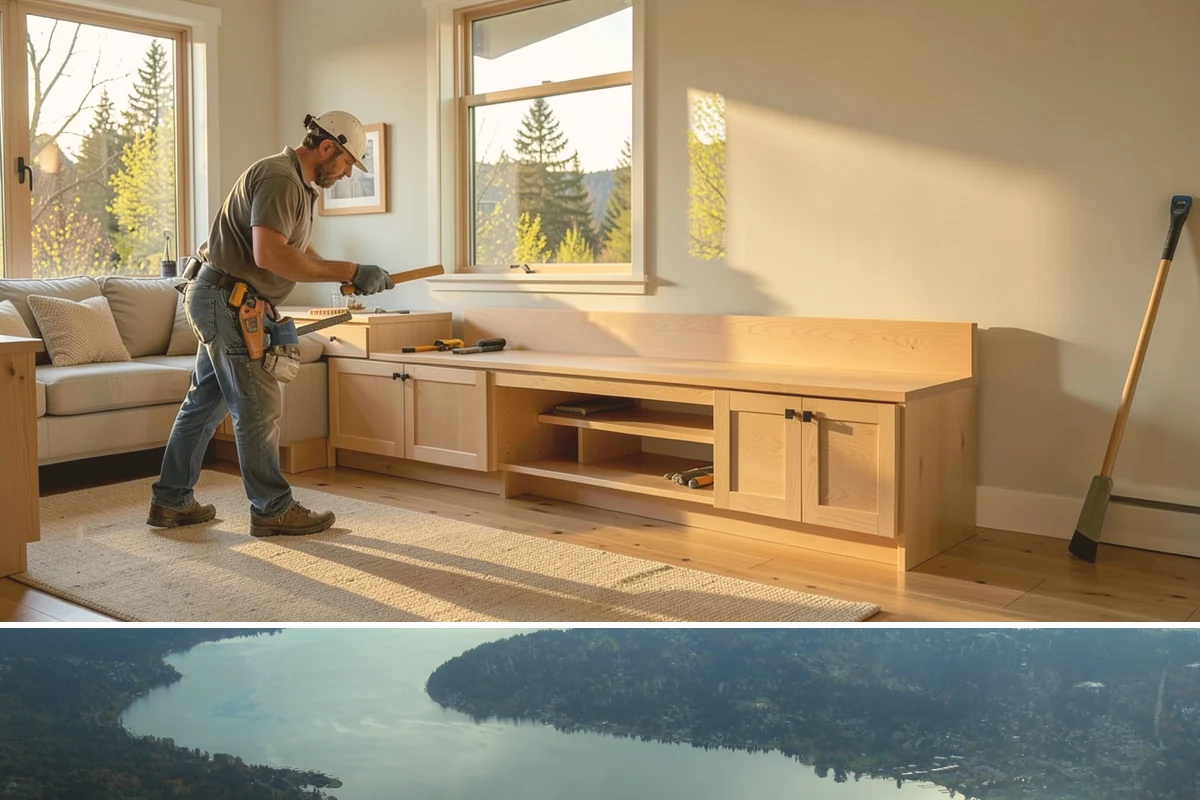 Electrical Rough-In in Sammamish, King County, WA - This interior work proceeds year-round, ideally sequenced with dry-season framing on new additions.