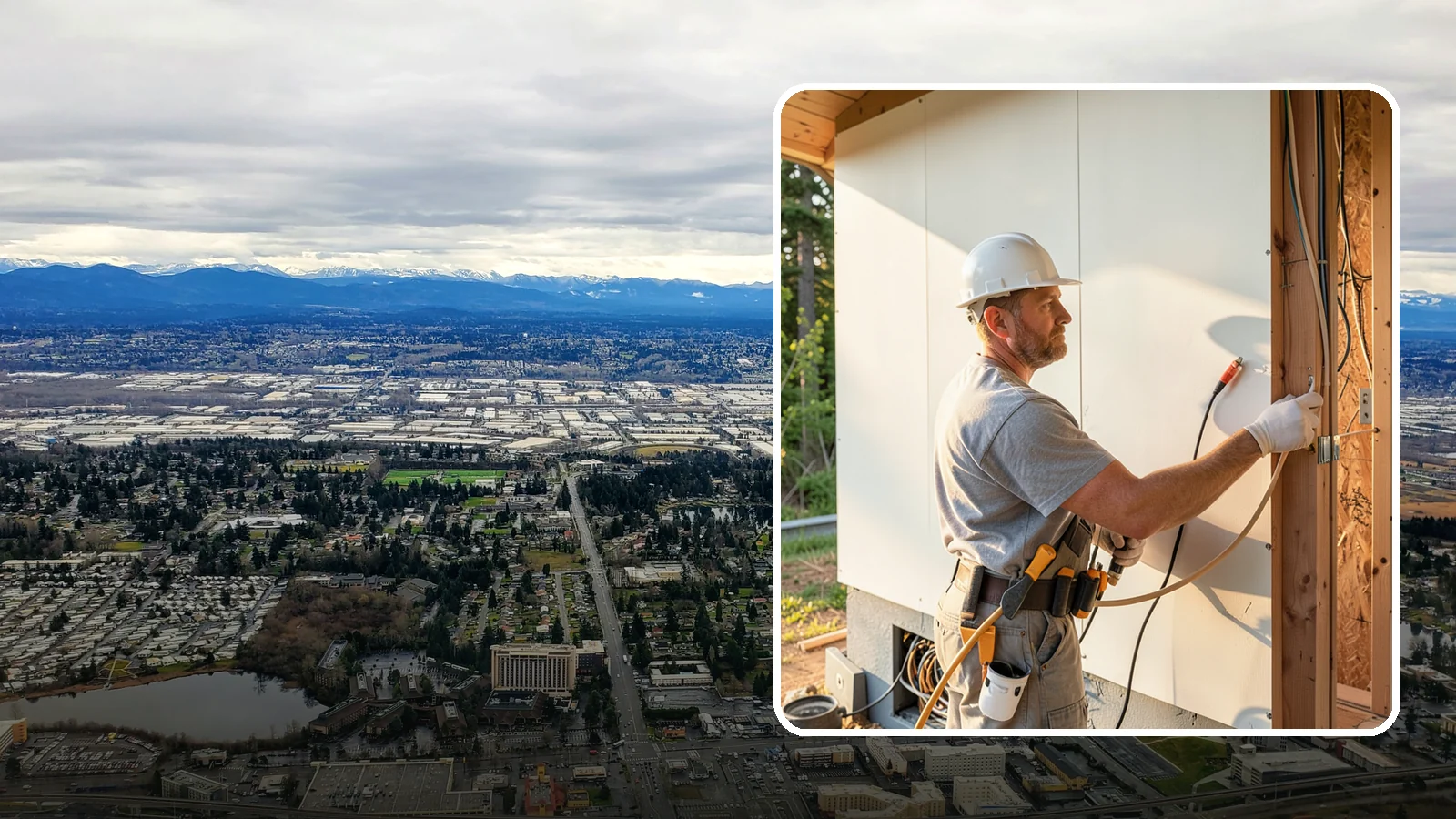 Electrical Rough-In in SeaTac, King County, WA - We install the wiring, boxes, and circuits behind your walls before insulation and drywall during a remodel or addition.
