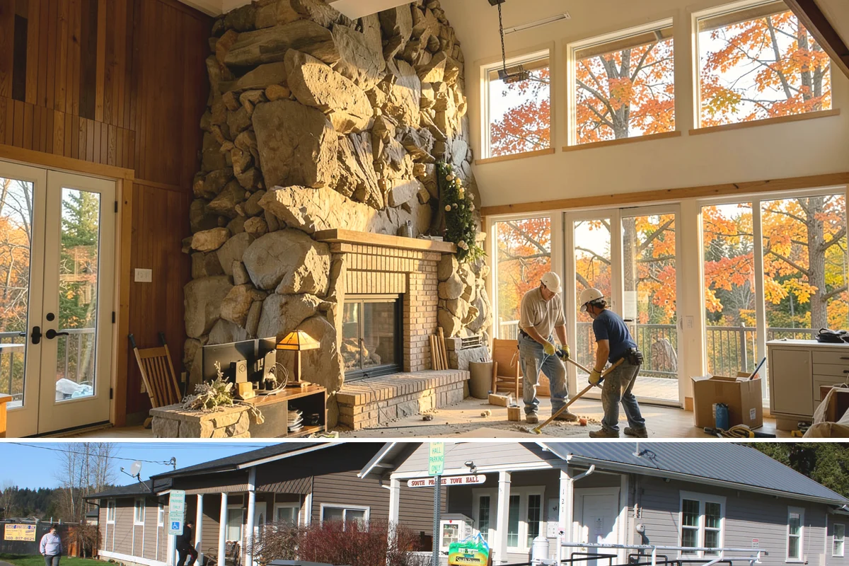 Electrical Rough-In in South Prairie, Pierce County, WA - This interior work proceeds year-round, ideally sequenced with dry-season framing on new additions.