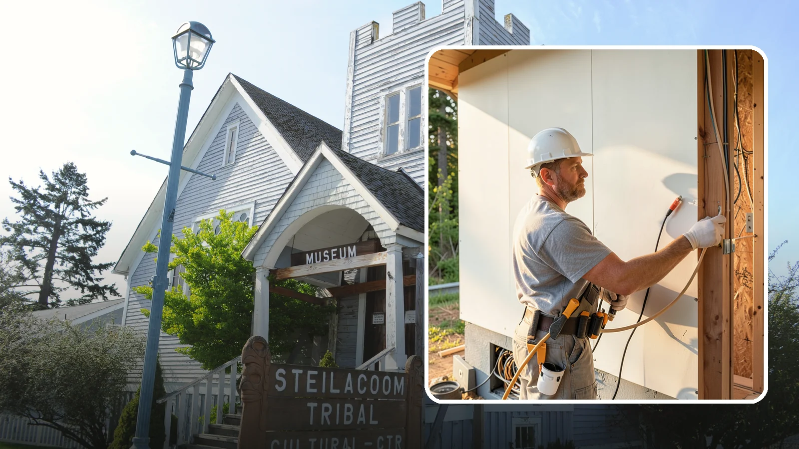 Electrical Rough-In in Steilacoom, Pierce County, WA - We install the wiring, boxes, and circuits behind your walls before insulation and drywall during a remodel or addition.