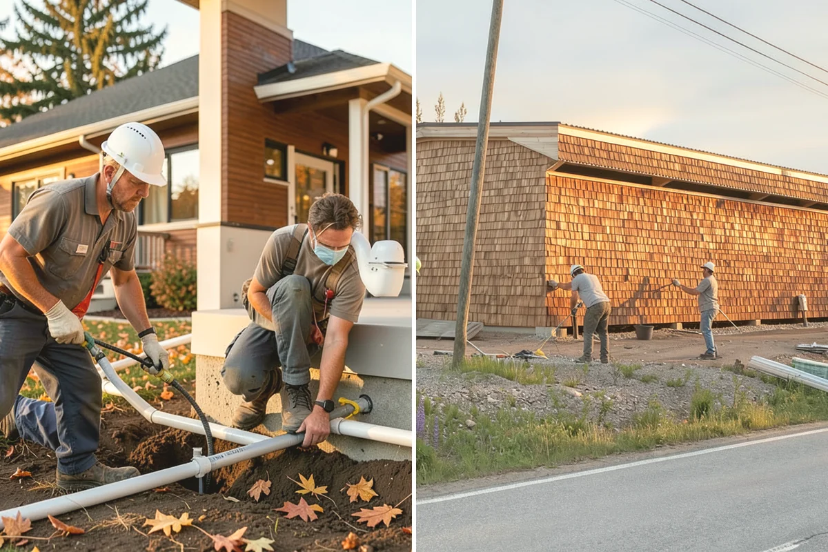 Electrical Rough-In in Steilacoom, Pierce County, WA - Review plans and mark all device and fixture locations