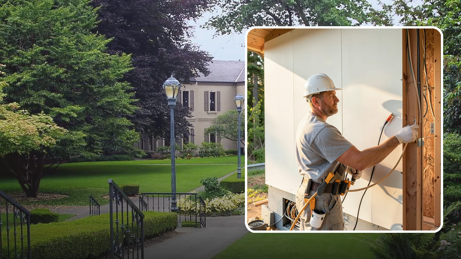 Electrical Rough-In in Woodinville, King County, WA - We install the wiring, boxes, and circuits behind your walls before insulation and drywall during a remodel or addition.