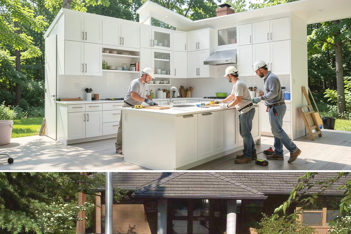 Electrical Rough-In in Yarrow Point, King County, WA - This interior work proceeds year-round, ideally sequenced with dry-season framing on new additions.