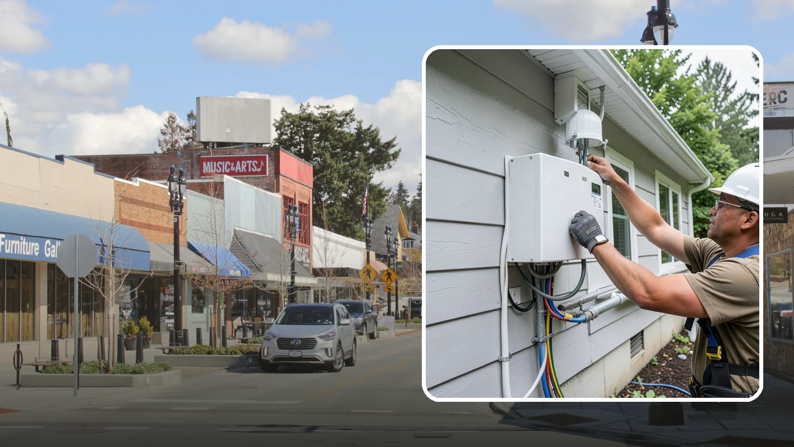 Electrical Service Upgrade in Bothell, King County, WA - We upgrade your home's incoming electrical service to a higher amperage to support modern power demands.