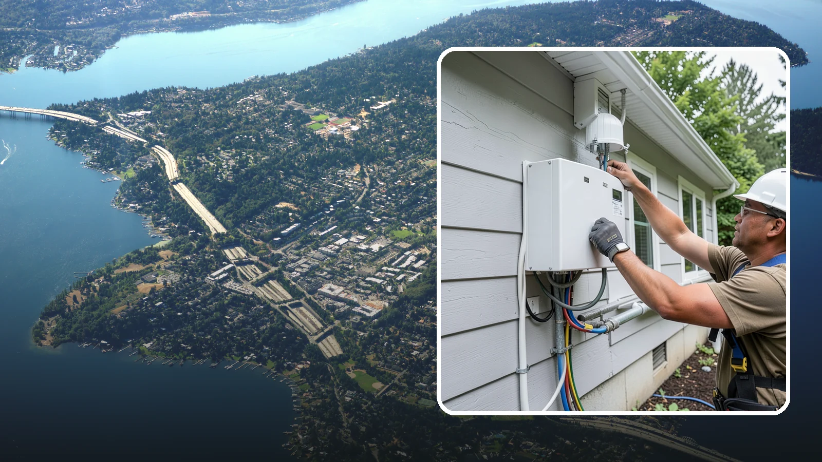 Electrical Service Upgrade in Mercer Island, King County, WA - We upgrade your home's incoming electrical service to a higher amperage to support modern power demands.