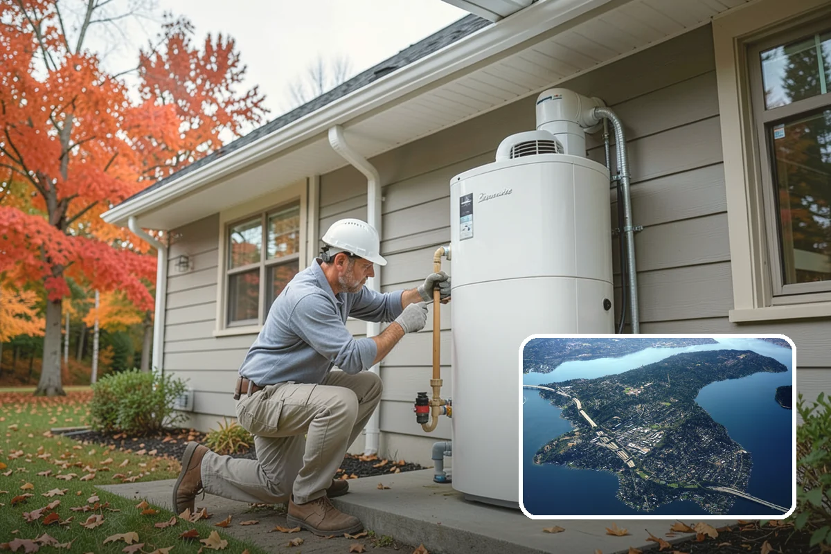 Electrical Service Upgrade in Mercer Island, King County, WA - Provides the capacity for EV charging, heat pumps, and expansion