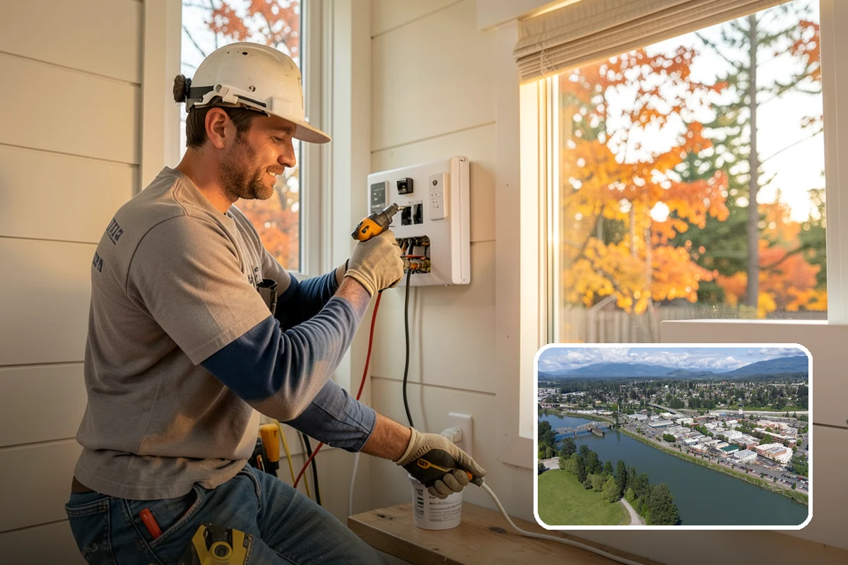 Electrical Service Upgrade in Mount Vernon, Skagit County, WA - Provides the capacity for EV charging, heat pumps, and expansion