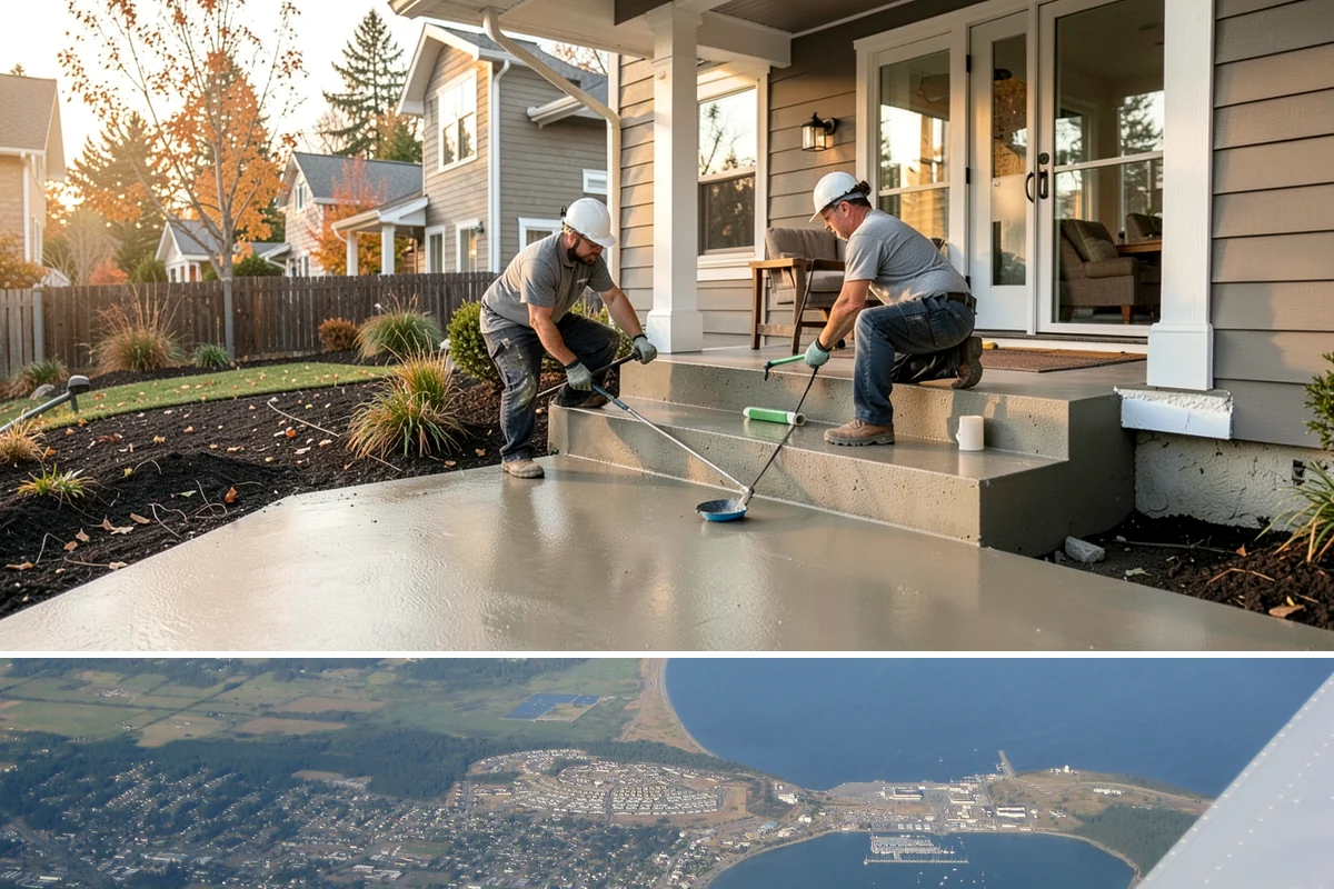 Electrical Service Upgrade in Oak Harbor, Island County, WA - Service upgrades can be scheduled year-round, though dry weather eases any exterior mast or meter work.